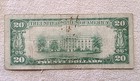  1929  20 National Currency Brown Seal  Atlanta  Bank Note  Dollar Bill 