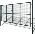 Double Door Fence Gate Powder-coated Steel