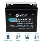 Niche Agm Battery Ytx20hl For Yamaha Grizzly Can-am Honda Kawasaki Atv