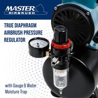 Airbrush Compressor Air Pressure Regulator Gauge Water Trap Moisture Filter Hose