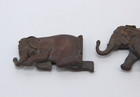 Vintage Marx Circus Playset 2 Gray Elephants