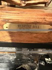 Rex Branson Medicine Bull Signed Native American Wood   Stone Bust Sculpture