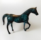 Vintage Bronze Patina Finish Horse Sculpture Statue 8    X 11   