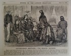 Punch Cartoon 1881 Antique Original Rare Vhtf Etch Fashion Satire Musical Duches
