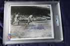 Joe Dimaggio Autographed 8x10 B w Photo Baseball Hofers Psa Slabbed
