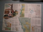 British Columbia Map The Making Of Canada National Geographic April 1992