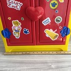 Build A Bear Beararmoire Closet Wardrobe Fashion Case Yellow And Red W Stuffed