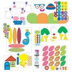 Alex Toys Little Hands Pop Stick Art Craft Kit  Create Cute Animal And Flower Pu