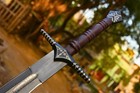 Hand Forged Carbon Steel Viking Sword 40  Medieval Battle Ready W sheath