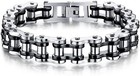Mens Bikers Bracelet Stainless Steel Motorcycle Bike Chain Bracelets 8 4