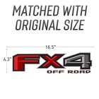 Fx4 Off Road Decals For F150 F250 Truck Super Duty Stickers 2015-2018 Set Of 2  