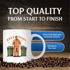 Stay Trash Taking Out The Trash Coffee Mug - Donald Trump Trashman Garbage Ma   