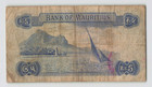 Mauritius 5 Rupees 1967  P-30a First Signatures  Qeii  043736  Circulated  P4