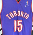 Vince Carter Toronto Raptors  15 Men s Medium Nike Purple Stitched Game Jersey