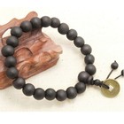 4x 12mm Wooden Men s Buddha Buddhist Prayer Beads Tibet For Mala Bracelet Us
