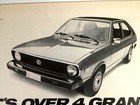 1975 Vw Volkswagen Dasher Print Ad 