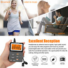 Portable Pocket Digital Lcd Am Fm Radio Stereo Mp3 Usb Rechargeable W earphones