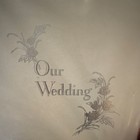 Traditional Book Bound Wedding Album Ivory Artificial Leather Keepsake