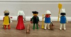 Vintage Playmobil 3292 Townspeople Set Baker  Farmer  Professor 1970s Rare