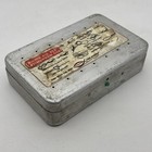 Vintage Perrine  91 Aluminum  Fly Box With Plastic Dividers No Flys