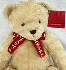 Nwt 2004 Fao Schwarz Large Cream Curly Plush Jointed Teddy Bear 24   