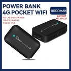 4g Lte Pocket Hotspot Mobile Wifi Sim Router Build-in 10000mah Powerbank New