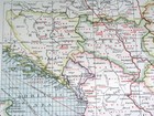 1908 Antique Map Of Balkans Industry Transportation Turkey Greece Ship Routes