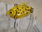 Vintage Heddon Sonic Lure 385 Fabs  fire Amber Black Spots  Rare Mib