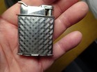 1930s Art Deco Evans Chrome Enamelled Cigarette Lighter Vg