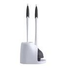 Toilet Brush And Plunger Combo Set With Storage Caddy Bathroom Cleaning Kit