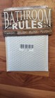 Rustic Bathroom Rules Sign   Bathroom Decor   Wood Bathroom Sign   Farm Sign