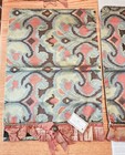 Mackenzie Childs Peacock Placemats Set Of 4 100  Silk  Nwt  Nos
