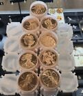 Lot Of 100 X 1 Oz 5 Patterns Mixed Copper Rounds  999 Fine Copper Round