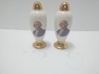 Vintage Presidential Salt Pepper Shakers George Washington Gold Trim Patriotic