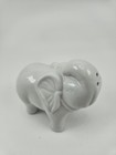  Retro White Ceramic Elephant Salt Shaker Kitchen Decor Accent Single Piece