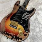 Alder Body Relic Srv Electric Guitar Usa Shipment Tremolo Bridge Real Photo