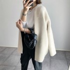 Ins Single Breasted Cardigans Fashion Solid Color Knitted Jacket Women s Autumn 
