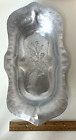 Vintage Wrought Faberware Hammered Metal Aluminum Stamped Tray Dish