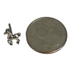 Sterling Silver 925 Horse Tiny Stud Earrings Usa Made Surgical Steel Post