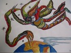 Hollywood Movie Star Actress Penelope Branning Abstract Dreams Surrealist Rare