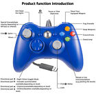 2 Packs Remote Wired Usb Controller Joystick For Microsoft Xbox 360   Pc Windows