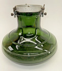 Early Bulach Switzerland Christmas Tree Stand Green Glass Complete 1930 s