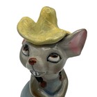 Hagen Renaker Country Mouse Figurine Carrying Bag Vintage Ceramic 3 5 