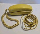 Vintage 1972 Yellow Trimline Western Electric Bell System Telephone Phone   Cord