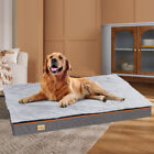 Large Orthopedic Memory Foam Pet Dog Bed Jumbo Soft Mattress Removable Cover