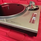 Technics Sl-1200mk2 Turntable -spins -broken Arm Clasp -missing 1 Foot See Pics