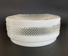 Vintage Clear White Flush Mount Ceiling Glass Light Shade