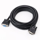 15ft Com Port Serial Cable Male To Female Rs232 Extension 9 Pin Straight Thro   