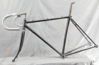 1987 Panasonic Road Bike Frame Set Small 51cm Lugged Steel Retro Gray Ships Usa 