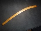Vintage Curved Wooden Ruler Sewing  Tailors  27 Cm